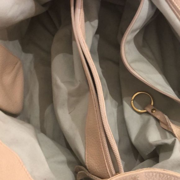 Mark & Graham Cream Satchel with Bamboo Handles - Picture 13 of 16